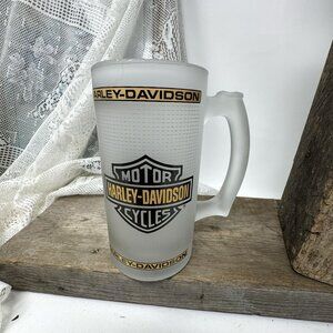 Harley Davidson Glass Mug Duo Glide 1958